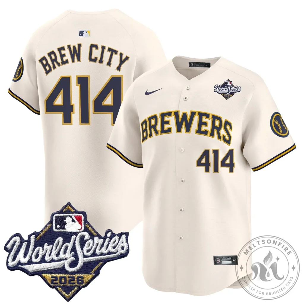 Milwaukee Brewers 2026 World Series Replica Baseball Jersey Milwaukee Brewers 2026 World Series Replica Baseball Jersey