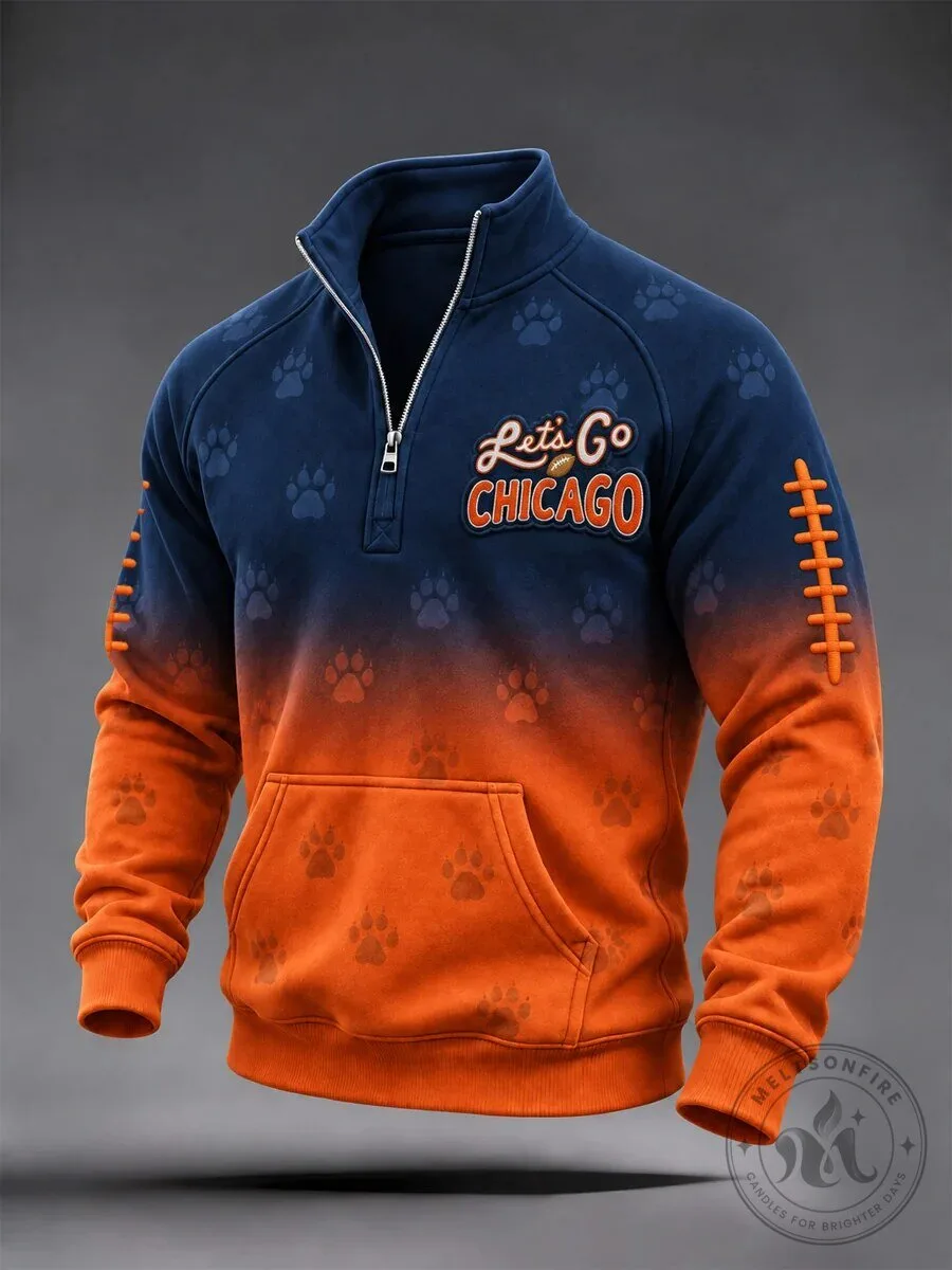 Chicago Bears Football Gameday Quarter-Zip Sweatshirt