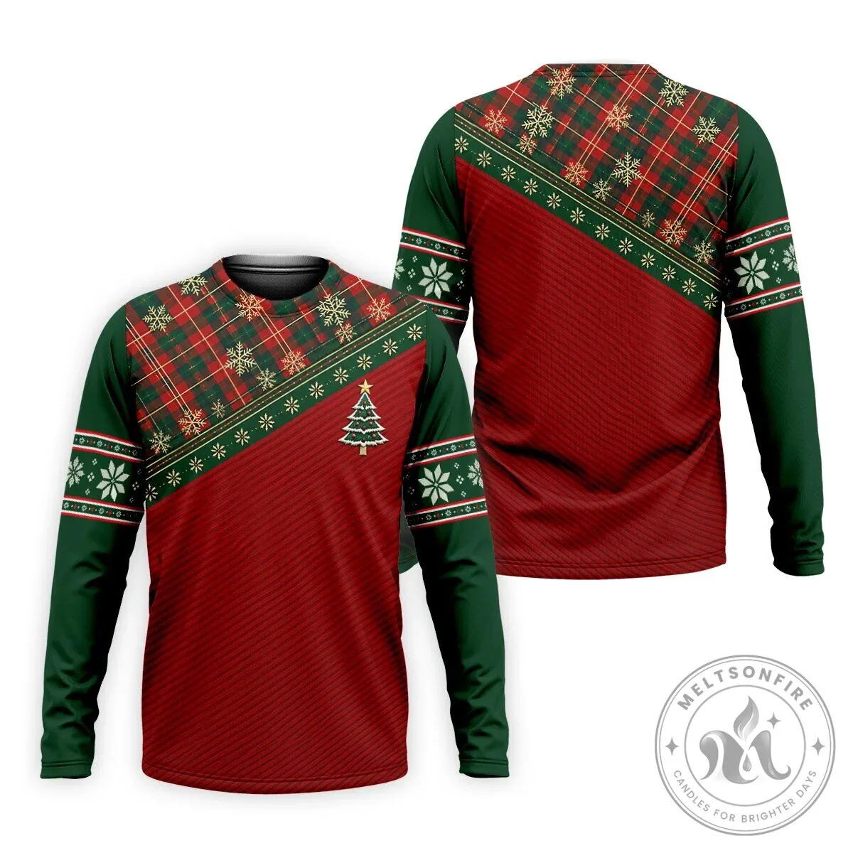 Christmas Plaid Snowflake Tree Pattern Holiday Golf Polo Shirt for Men 23 Christmas Plaid Snowflake Tree Pattern Holiday Golf Polo Shirt for Men