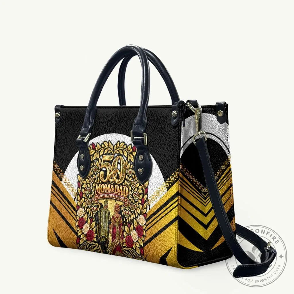 African 50th Anniversary Wedding Mom and Dad Love That Built A Legacy Handbag 5 African 50th Anniversary Wedding Mom and Dad Love That Built A Legacy Handbag