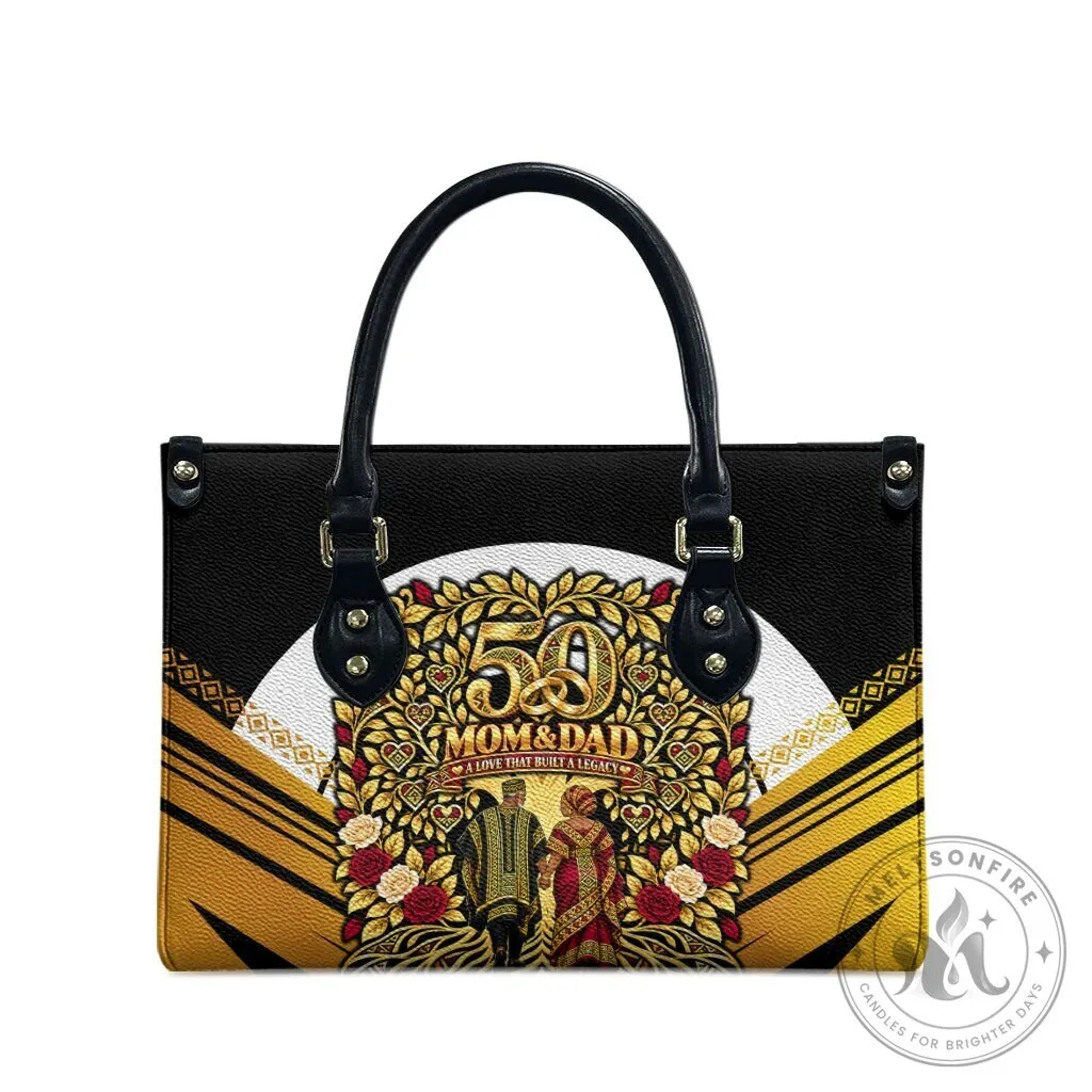 African 50th Anniversary Wedding Mom and Dad Love That Built A Legacy Handbag 9 African 50th Anniversary Wedding Mom and Dad Love That Built A Legacy Handbag