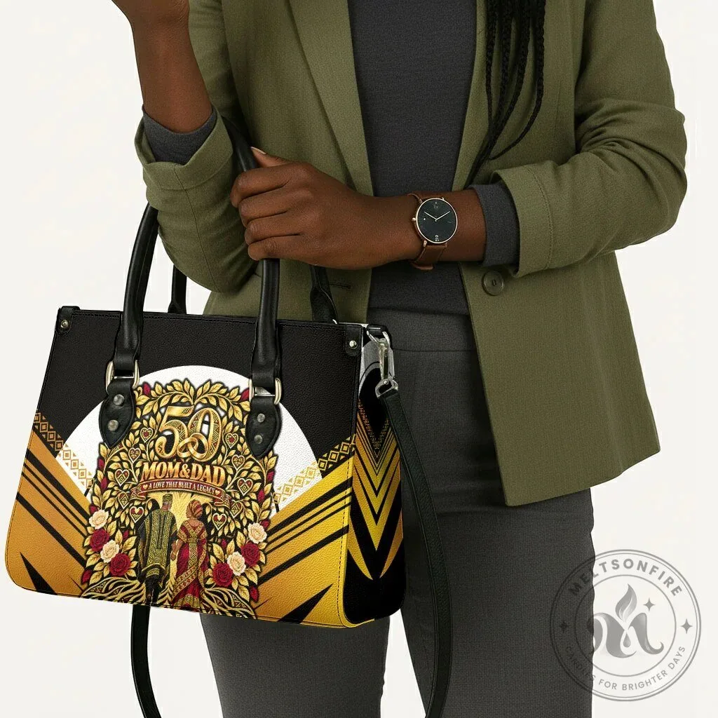 African 50th Anniversary Wedding Mom and Dad Love That Built A Legacy Handbag 12 African 50th Anniversary Wedding Mom and Dad Love That Built A Legacy Handbag