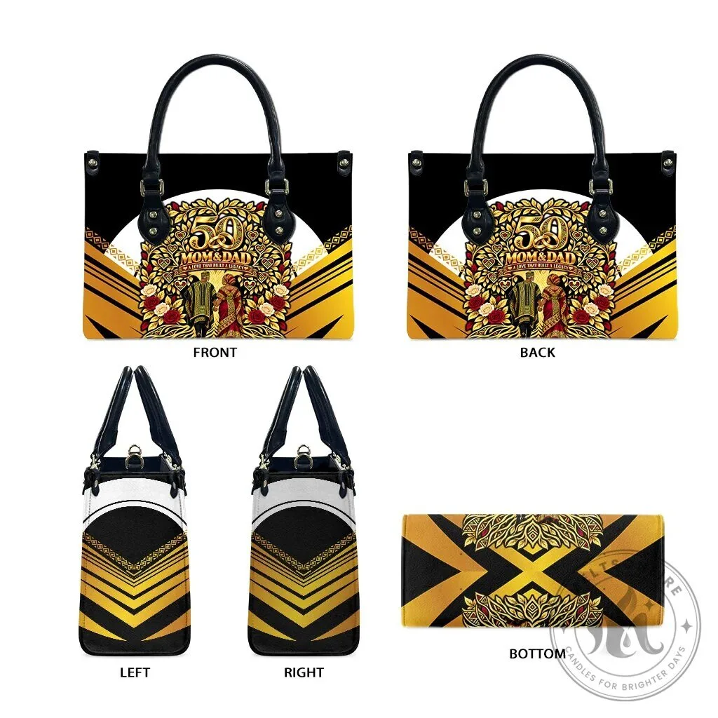 African 50th Anniversary Wedding Mom and Dad Love That Built A Legacy Handbag 13 African 50th Anniversary Wedding Mom and Dad Love That Built A Legacy Handbag