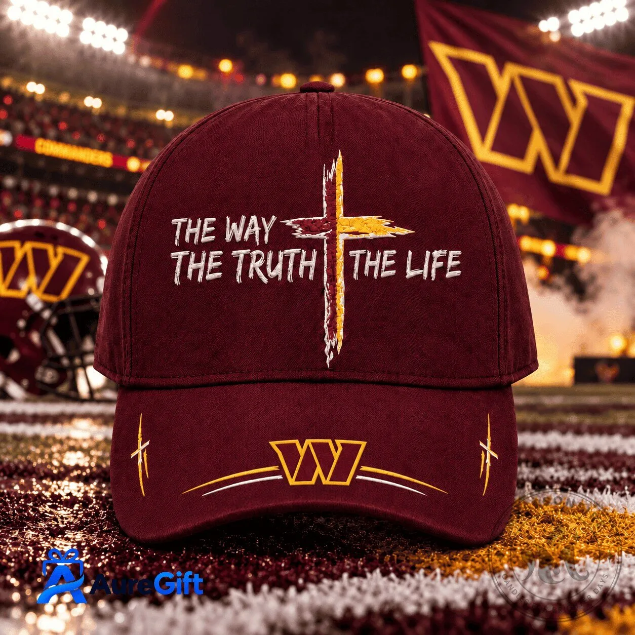 Washington Commanders NFL Football The Way The Truth The Life Faith Cap Hat 1 Washington Commanders NFL Football The Way The Truth The Life Faith Cap Hat