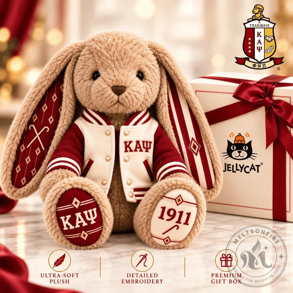 Stuffed Animal Toy - Plush Bunny Rabbit for Kappa Alpha Psi Fraternity Stuffed Animal Toy - Plush Bunny Rabbit for Kappa Alpha Psi Fraternity