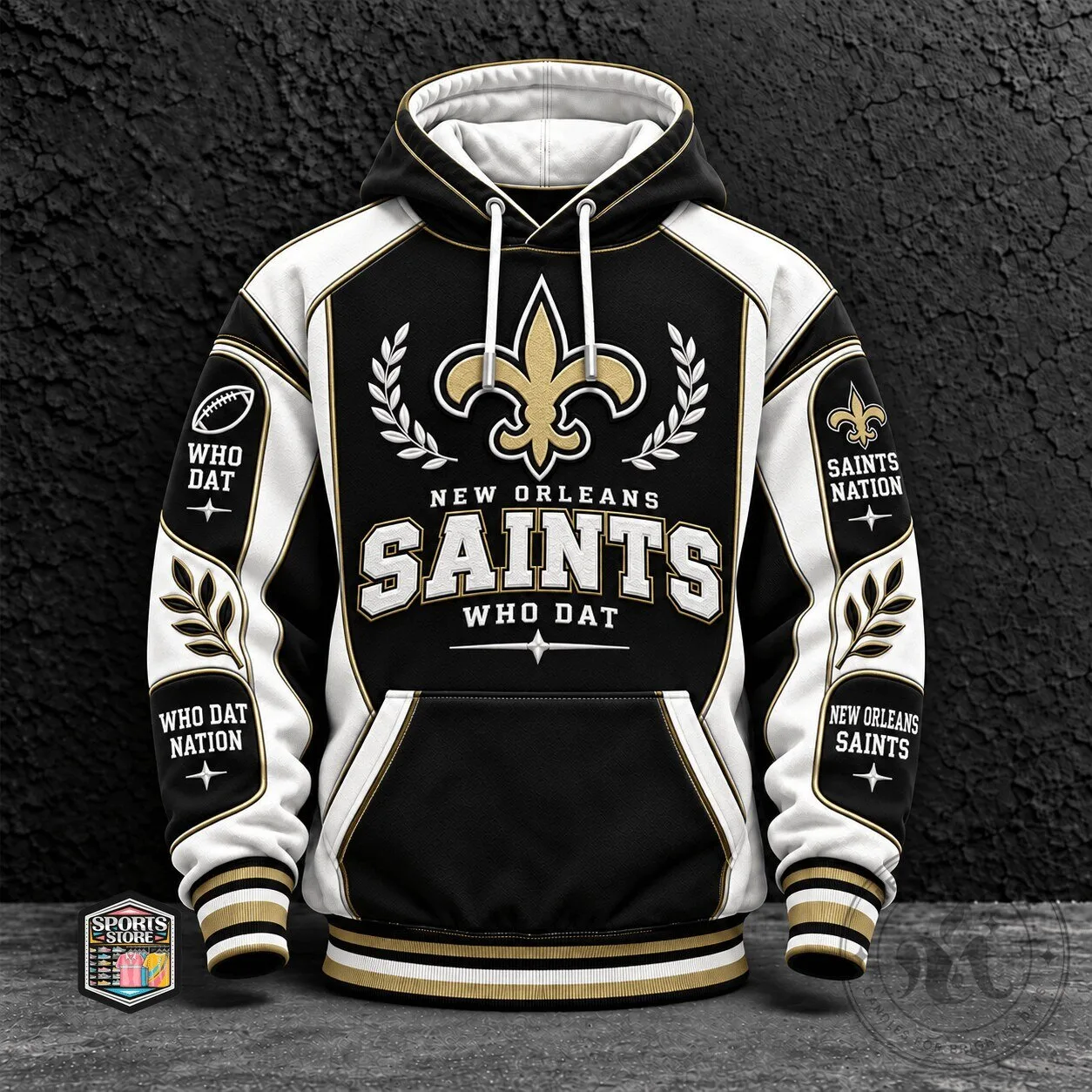 New Orleans Saints Who Dat Nation Football Hoodie