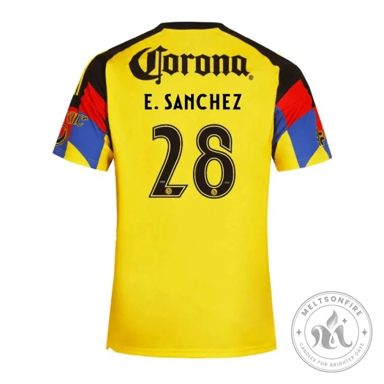 Club America Home Soccer Jersey Emilio Sanchez 28